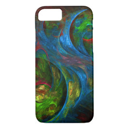 Funda Para iPhone 8/7 Génesis Arte abstracto azul