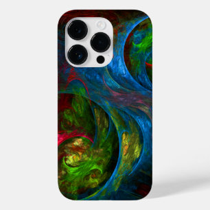 Funda Para iPhone 14 Pro De Case-Mate Génesis Arte abstracto azul