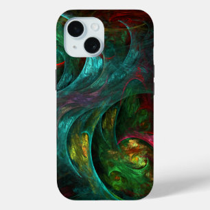 Funda Para iPhone 15 Génesis Nova Resumen Arte