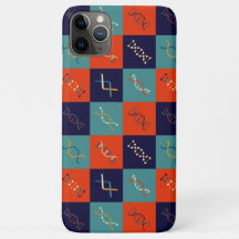 genética del ADN retro conjunto de patrones de bio