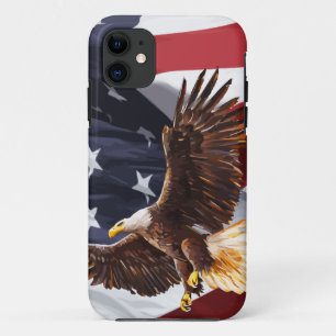Funda Para iPhone 11 Genial Patriótico Americano Hombres