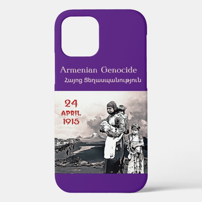 Funda De Case-Mate Para iPhone Genocidio armenio (Reverso )