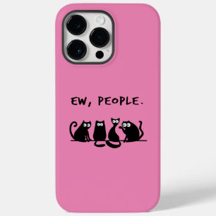 Funda Para iPhone 14 Pro Max De Case-Mate Gente Asquerosa Gatos Negros Divertidos Meowy 