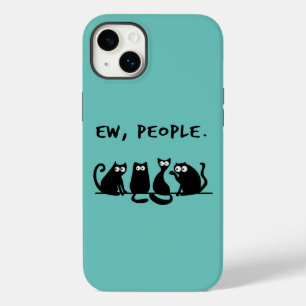 Funda Para iPhone 14 Plus De Case-Mate Gente Asquerosa Gatos Negros Divertidos Meowy 