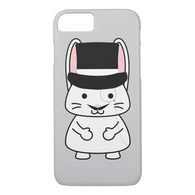 Funda De Case-Mate Para iPhone Gentleman Rabbit (Reverso)