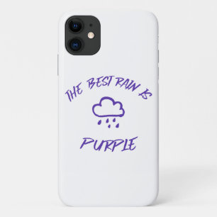 Funda Para iPhone 11 GenX La mejor lluvia es púrpura