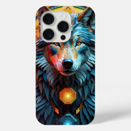 Funda Para iPhone 15 Pro Geo Wolf