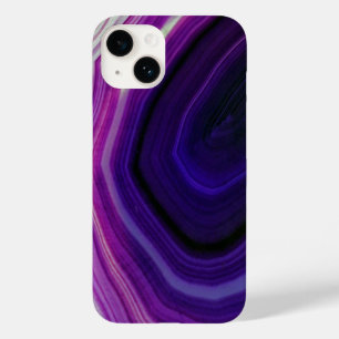 Funda Para iPhone 14 De Case-Mate Géoda de Morado Girado Caído