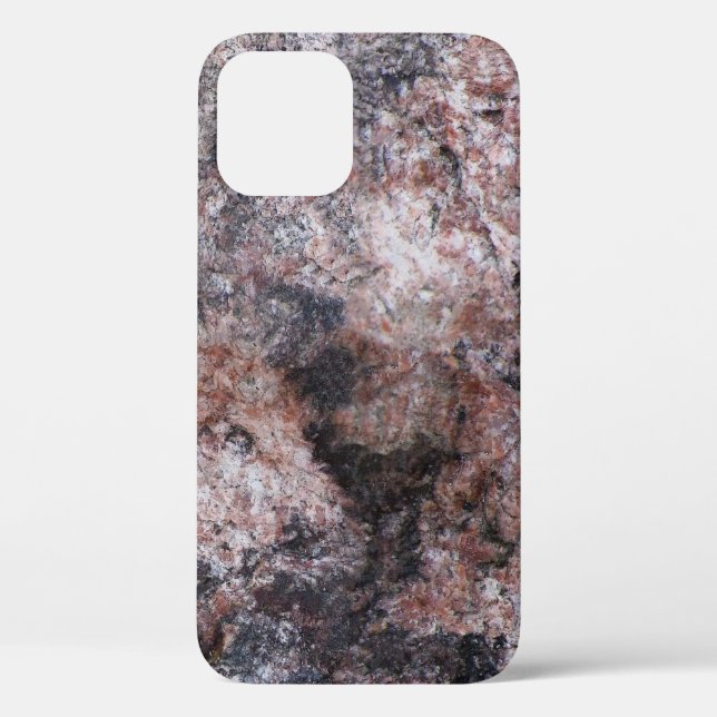 Funda De Case-Mate Para iPhone Geología de la naturaleza Textura de roca rosada (Reverso )