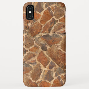 Funda Para iPhone XS Max Geología Patrón Stonewall Dorado cálido