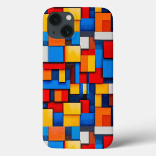 Funda Para iPhone 13 Geometría abstracta minimalista bloques modernos c