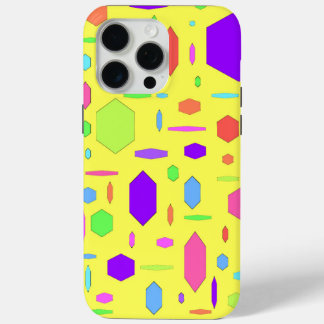 Funda Para iPhone 15 Pro Max Geometría amarilla