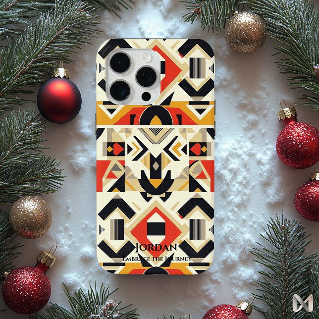 Funda De Case-Mate Para iPhone Geometría Azteca en Negrita – Patrones Tribales Vi (Subido por el creador)
