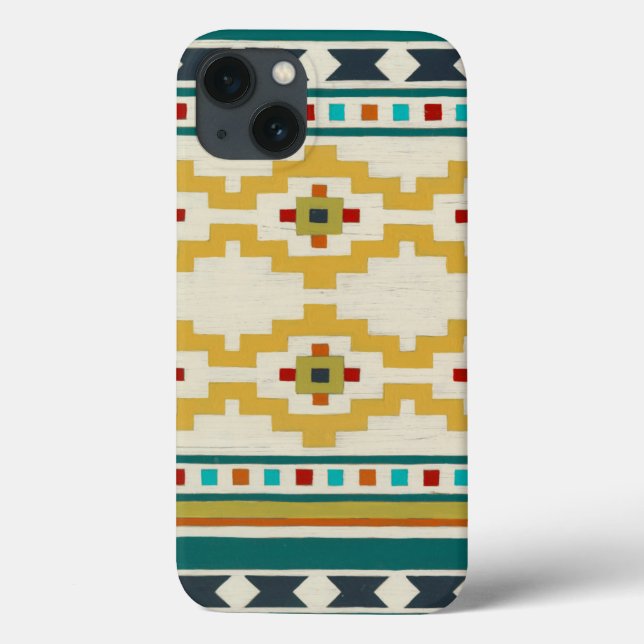 Funda De Case-Mate Para iPhone Geometría del Suroeste III (Reverso)