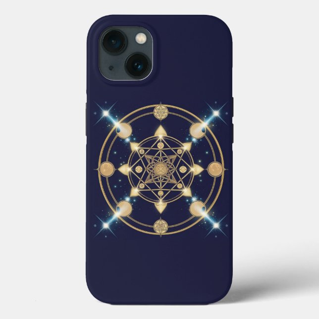 Funda De Case-Mate Para iPhone Geometría Estrellada – El Código de Infinito (Reverso )
