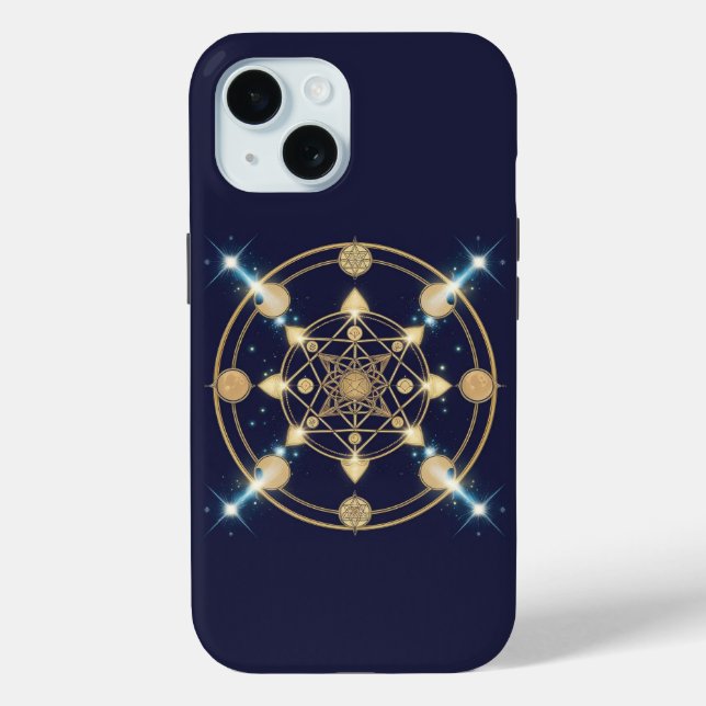 Funda De Case-Mate Para iPhone Geometría Estrellada – El Código de Infinito (Reverso )