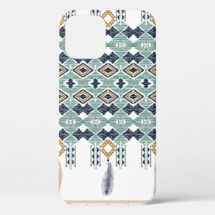Funda Para iPhone 12 Geometría india norteamericana sin fisuras. Na
