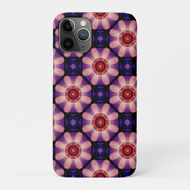 Funda De Case-Mate Para iPhone Geometric Abstract Floral (Reverso)