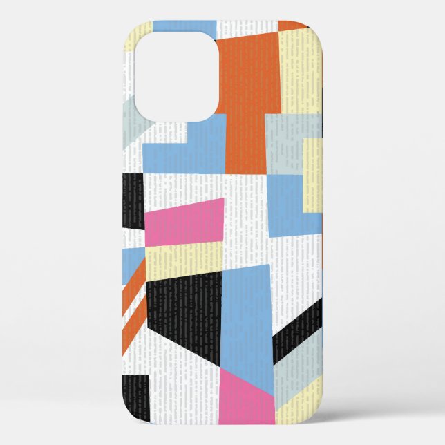 Funda De Case-Mate Para iPhone Geometric creativa: diseño de patrones de longitud (Reverso )