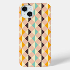 Funda Para iPhone 15 Mini Geometric pattern overlapping diamonds & triangle