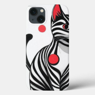 Funda Para iPhone 13 Geometric Whisker Dance