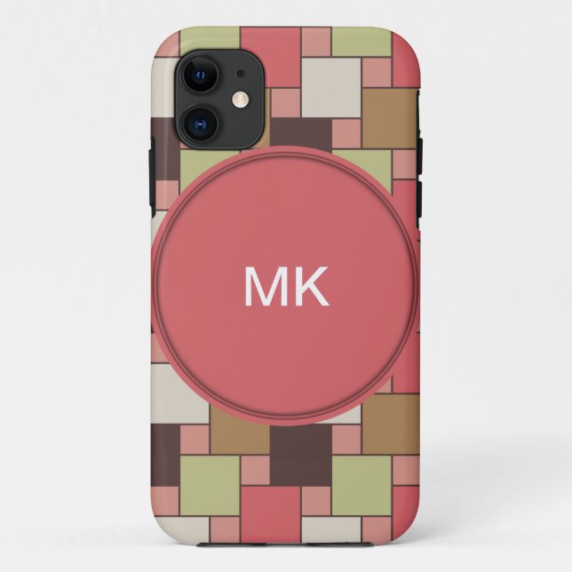 Funda De Case-Mate Para iPhone Geométrica del gabinete de especias (Reverso)