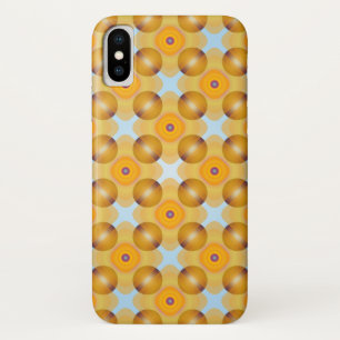 Funda Para iPhone X Geométrico amarillo inusual