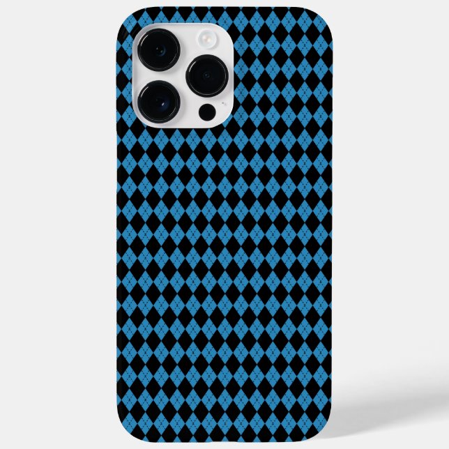 Funda De Case-Mate Para iPhone Geométrico azul (Reverso)