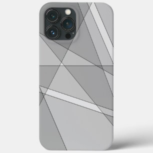 Funda Para iPhone 13 Pro Max Geométrico gris