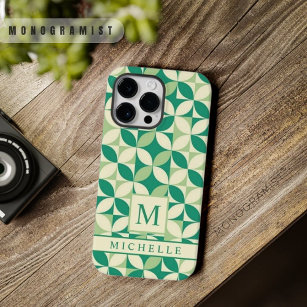 Funda Para iPhone 14 Pro Max De Case-Mate Geométrico verde amarillo pálido pato personalizad