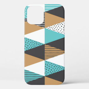 Funda Para iPhone 12 Geométrico Vintage: Ilustracion abstracto.