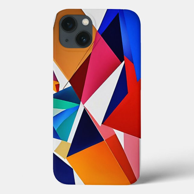 Funda De Case-Mate Para iPhone Geometrisches Abstrackt (Reverso)