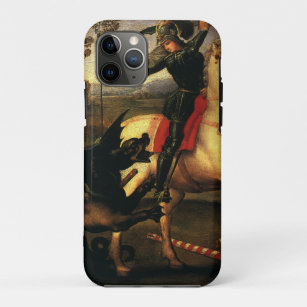 Funda Para iPhone 11 Pro George Fighting the Dragon por Raphael Sanzio