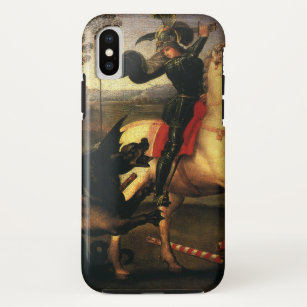 Funda Para iPhone XS George Fighting the Dragon por Raphael Sanzio