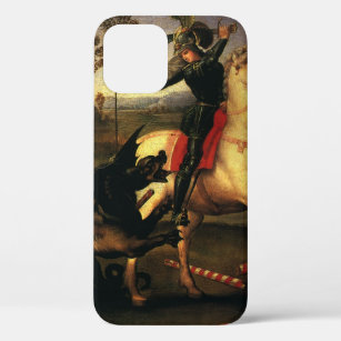 Funda Para iPhone 12 George Fighting the Dragon por Raphael Sanzio