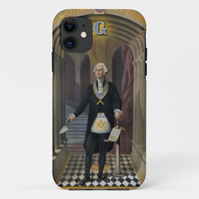 Funda De Case-Mate Para iPhone George Washington, el albañil (Reverso)