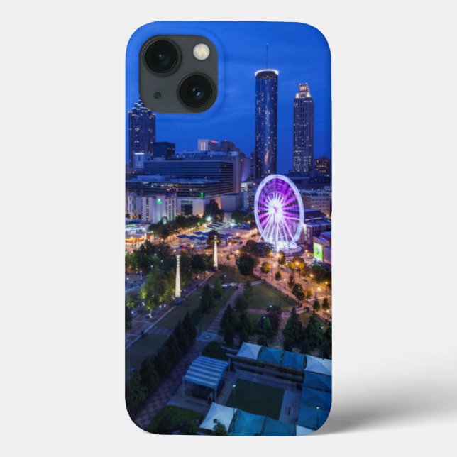 Funda De Case-Mate Para iPhone Georgia, Atlanta, Parque Olímpico del Centenario (Reverso)