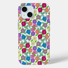 Funda Para iPhone 15 Geranium Flowers IPhone 15 Tough Funda