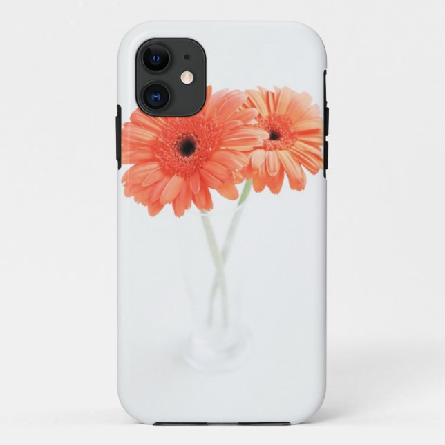 Funda De Case-Mate Para iPhone Gerbera Daisies, Naranja (Reverso)