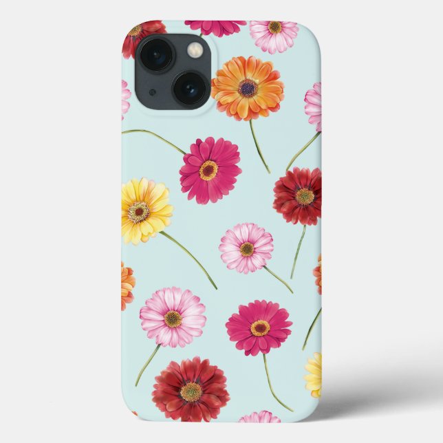 Funda De Case-Mate Para iPhone Gerbera,pink,red,orange,yellow  (Reverso)