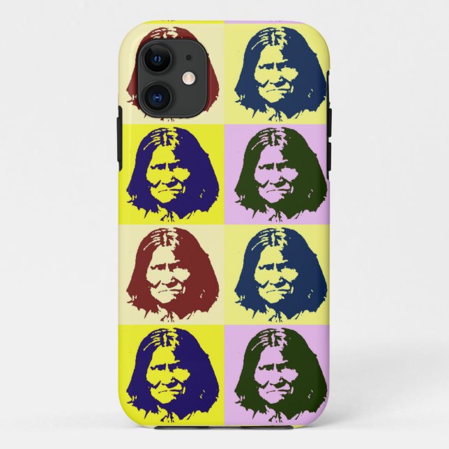 Funda De Case-Mate Para iPhone Geronimo de Pop Art (Reverso)