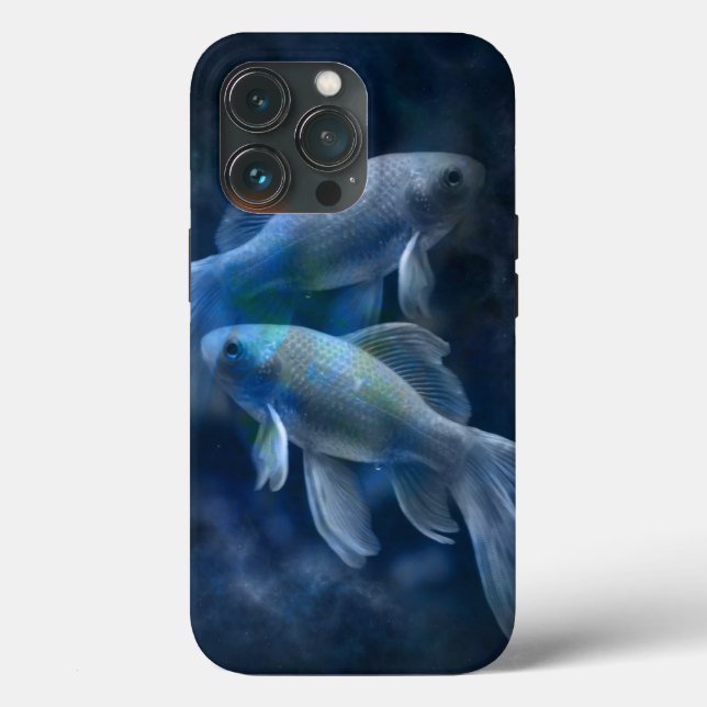 Funda De Case-Mate Para iPhone Ghostly Goldfish (Reverso )