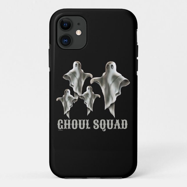 Funda De Case-Mate Para iPhone GHOUL SQUAD fantasma gracioso (Reverso)