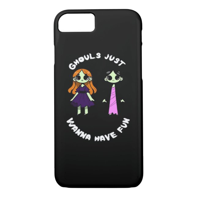 Funda De Case-Mate Para iPhone Ghouls solo quiere divertirse con Halloween es gra (Reverso)