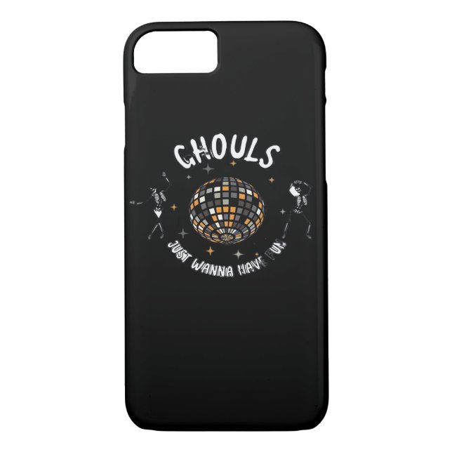Funda De Case-Mate Para iPhone Ghouls solo quieren divertirse con Sloth y Hallowe (Reverso)
