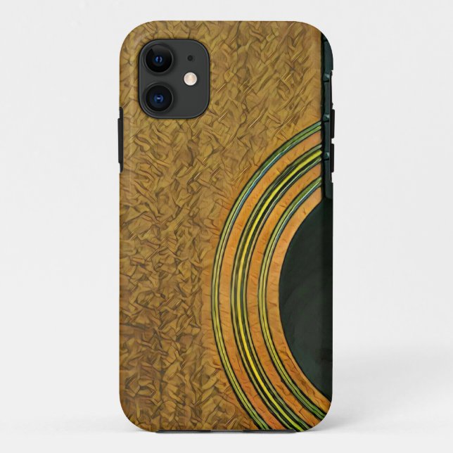 Funda De Case-Mate Para iPhone Gift for musician guitarist (Reverso)
