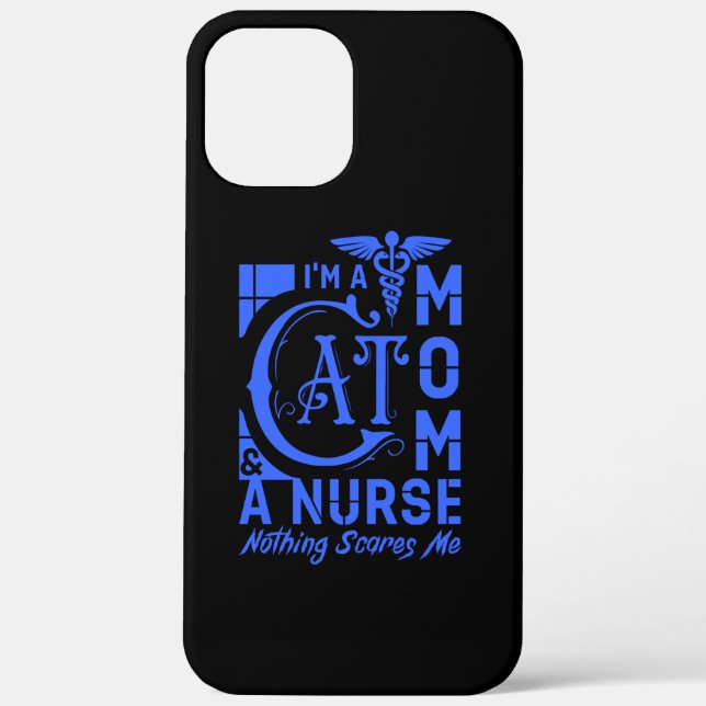 Funda De Case-Mate Para iPhone Gifts for Nurse Cat Mom (Reverso )