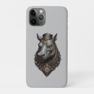 Funda Para iPhone 11 Pro "Gigante Impulsado por Engranajes: El Hipopótamo S