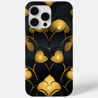 Funda Para iPhone 15 Pro Max Gilded Noir Bloom Art Deco