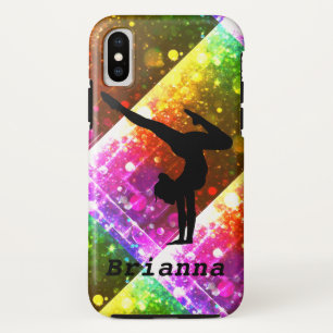 Funda Para iPhone XS Gimnasia Abstracta en Vertical
